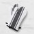 Salisbury & Co Ashford Oven Glove Stripe Set of 2 Black