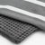Salisbury & Co Ashford Tea Towel Twill Waffle Set of 2 Cool Grey