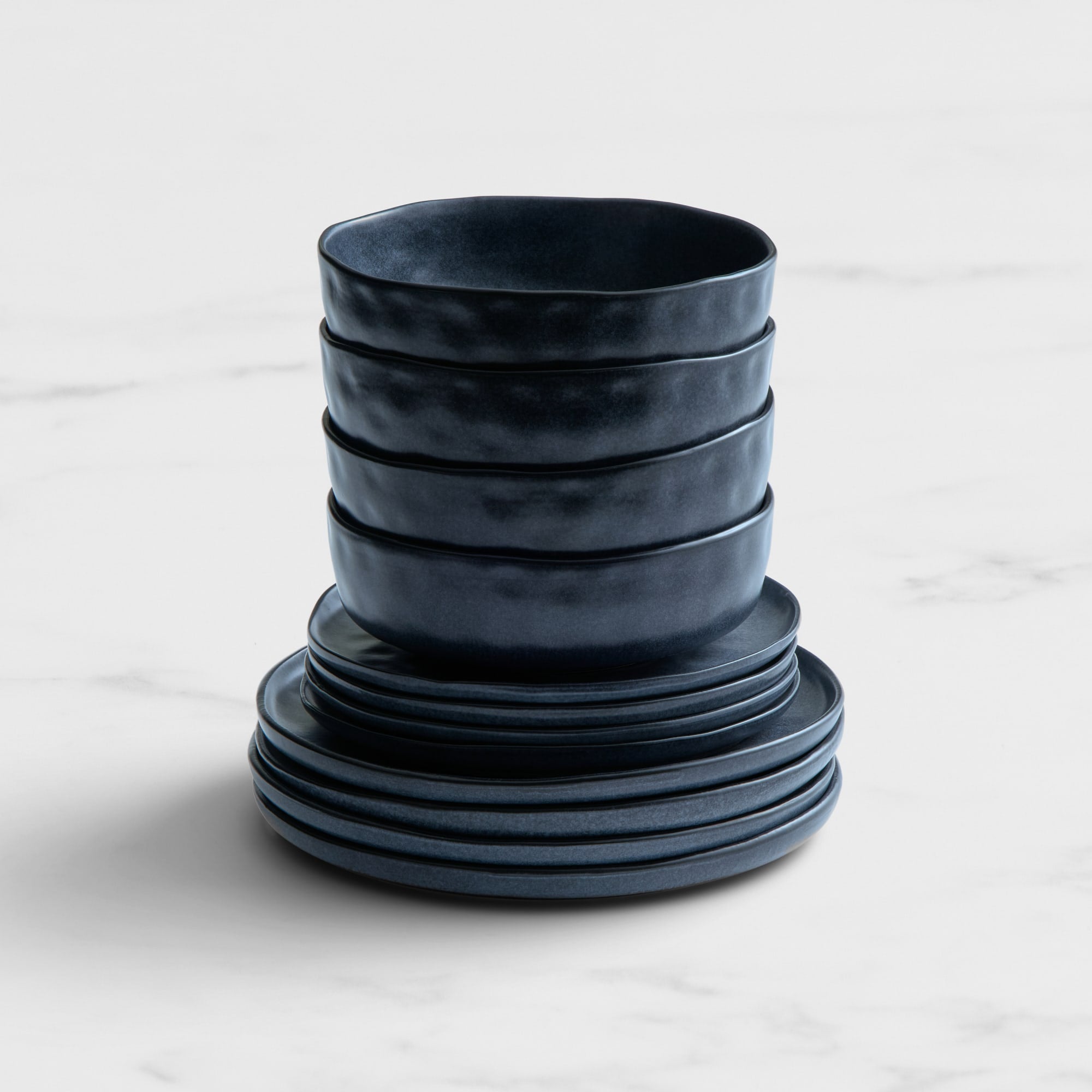 Salisbury Co Baltic Dinner Set 12pc Black