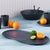 Salisbury & Co Escape Melamine Serving Platter 47x24cm Black