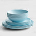 Salisbury & Co Escape Melamine Dinner Set 12pc Sky Blue