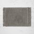 Salisbury & Co Fringe Rectangular Placemat 45x30cm Dark Grey