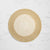 Salisbury & Co Metallic Round Placemat 38cm Gold