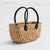 Salisbury & Co Province Carry Basket with Suede Handle Medium Charcoal