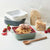 Salisbury & Co Stack Square Baker 18cm Charcoal Set of 2