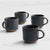 Salisbury & Co Terra Mug 430mL Set of 4 Charcoal