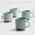 Salisbury & Co Terra Mug 430mL Set of 4 Sage