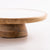 Salisbury & Co Calla Mango Wood Cake Stand 35cm White