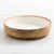 Salisbury & Co Calla Mango Wood Fruit Bowl 40cm White