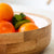 Salisbury & Co Calla Mango Wood Fruit Bowl 40cm White