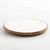 Salisbury & Co Calla Mango Wood Lazy Suzan 45cm White