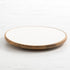 Salisbury & Co Calla Mango Wood Lazy Suzan 45cm White