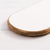 Salisbury & Co Calla Mango Wood Oval Tray 60x23cm White