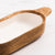 Salisbury & Co Calla Oval Mango Wood Serving Bowl with Handle 29x12cm White