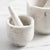 Salisbury & Co Riviera Mortar and Pestle 10cm White