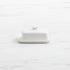 Salisbury & Co Classic Butter Dish White