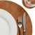 Salisbury & Co Siena Round Placemat 38cm Brown