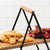 Salisbury & Co Grove Mango Wood 2 Tier Serving Tower