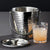 Salisbury & Co Hemingway Hammered Ice Bucket with Lid 15.5x16.5cm