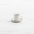 Salisbury & Co Mona Espresso Cup and Saucer 80ml White with Black Speckle