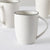 Salisbury & Co Mona Mug 400ml Set of 4 White with Black Speckle