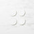 Salisbury & Co Riviera Marble Coaster Set of 4 White