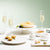 Salisbury & Co Riviera Marble Coaster Set of 4 White