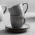 Salisbury & Co Siena Cup and Saucer 280ml Light Grey